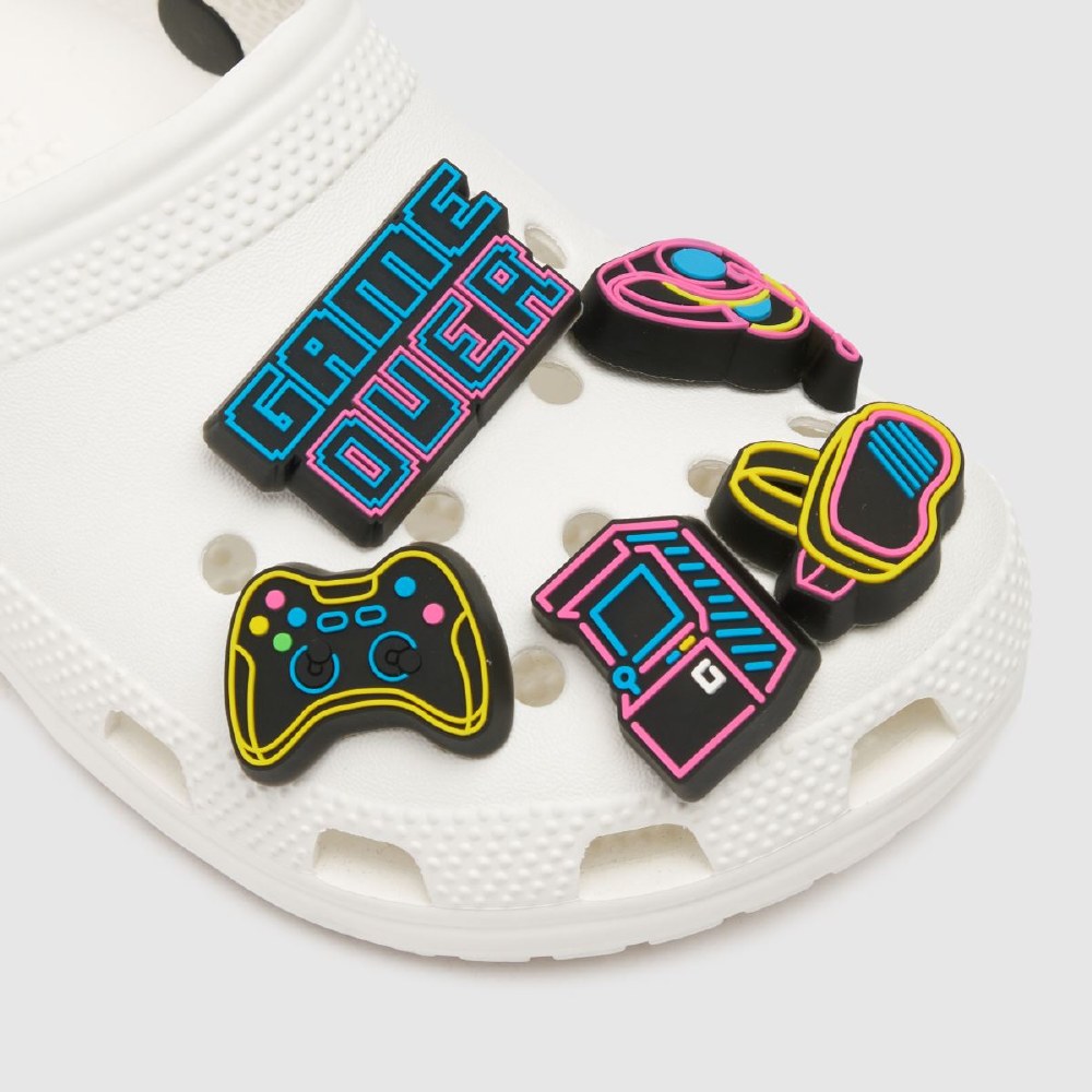 CROCS JIBBITZ LIGHT UP NEON GAMER 5 PACK LAHINCH SURF SHOP